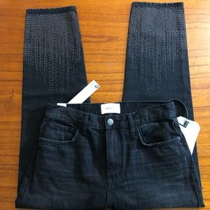 Current Elliott The Vintage Cropped Slim Jeans NWT 28